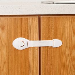 3pcs Multifunctional Cloth Strap Lock Baby Safety Lock Children's Buckle Lock Drawer Plastic Toilet Lock Cabinet Door Refrigerator Lock