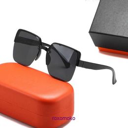 H sunglasses mens Fashion Sunglasses Designer Woman square lens Trend Colour driving eyewear Spectacle Frame Integrated Goggles Sun glasses With Gift Box