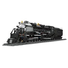 Steam Locomotive Br01 MOC Doomsday Train Model Building Blocks Bricks Set Kid Christmas Gifts Toys For Boy Children