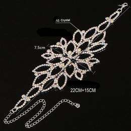 Bangle Wedding Women Bridal Bracelet Arm Chain Bride Jewellery Upper Armband With Rhinestones Ankle ANKLET Bracelets