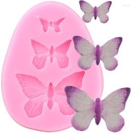 Baking Moulds 3D Butterfly Sugar Craft Silicone Molds Fondant Mold Cake Decorating Tools Chocolate Accessories