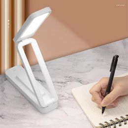 Table Lamps Led Desk Foldable Lamp Reading Bedroom Night USB Rechargeable Lights Bedside Lampara