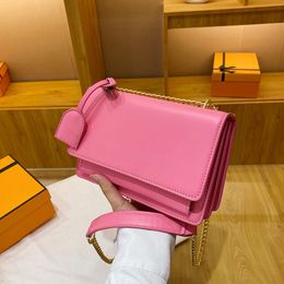 Luxury Designer Square Bag Women Shoulder bag Handbag Purse Fashion PU Chains CrossBody Bags Stuff Sacks 8 Colors NO WITH BOX