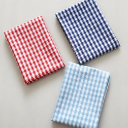 Table Napkin 1 Piece Classic Plaids Cotton Kitchen Towel Chic Tea Dyed Yarns Woven 40x60cm 15.7"x23.6"