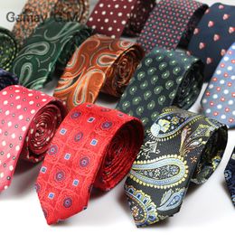 Bow Ties Fashion Formal Commercial Neck Tie för Wedding Classic Striped Jacquard Wedding Ties Men Neckwear Accessories 230621