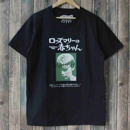 Men's T-Shirts Rosemary's Baby TShirt Horror Movie Roman Polanski e Exorcist Men Tee Shirts Rosemarys Cloes J230625