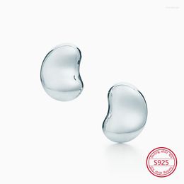 Stud Earrings Tif 925 Sterling Silver Classic Style Ladies High-end Pea With Original Logo China Factory For Women