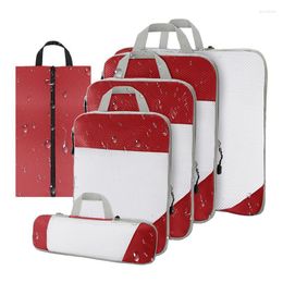 Storage Bags Packing Cubes And Travel Organisers Waterproof Luggage Compressible Enclosing Foldable With Handbag