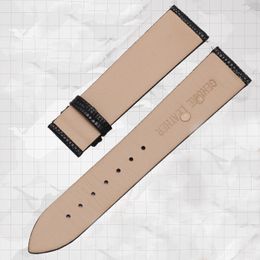 Watch Bands 16mm 18mm 20mm 22mm Ultrathin Cow Leather Strap Black Brown Soft Watchband With Stainless Steel Buckle Bracelet Deli22