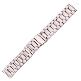 Watch Bands Solid Stainless Steel Barcelet Silver Brushed Metal Watchband Men Women Strap Accessories Quick Release Spring Bar Deli22