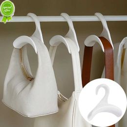 New 3 Colours Home Hanger Arched Bag Coat Saver Hooks Wardrobe PP Bags Rack Hangers Clothes Handbag Organiser Durable Storage Hangers