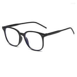 Sunglasses Frames High-quality Square Frame Glasses Myopia Women Men Nearsighted Eyewear Anti Blue Light With Diopters Minus -1.0