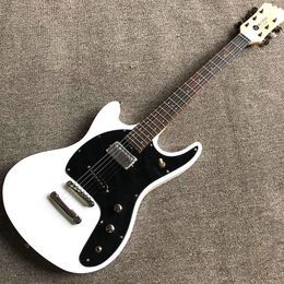 Custom Shop, Shaped Little Feet White Electric Guitar, Rosewood Fretboard, Chrome Hardware, Free Shipping