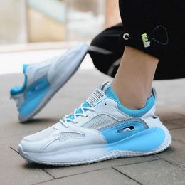 New Mens Breathable Mesh Sneakers Youth Casual Running Shoes Sports Trainers Green Blue Black