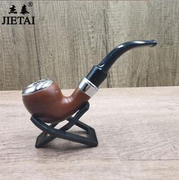 Smoking Pipes Smooth resin detachable cleaning bag pot metal pipe pot