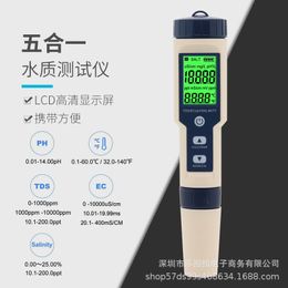 9909 water quality pen pH/TDS/EC/salinity/temperature five in one pH conductivity water quality detector