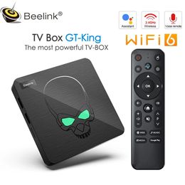 Beelink GT-King Android 9.0 TV Box Amlogic S922X GT King 4G DDR4 64G EMMC Smart TVBox 2.4G+5G Dual WiFi 6 1000M LAN med 4K