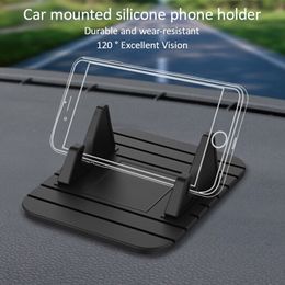 Car Phone Holder Car Center Console Dashboard Creative Anti Slip Detachable Multi Functional Desktop Silicone Phone Holder