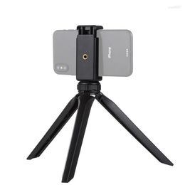 Tripods Mini Portable Folding Plastic Stand Tripod Tripode&Universal Phone Clamp Bracket Smartphones Holder Clip For Smartphone