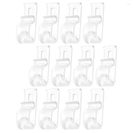 Curtain 12 Pcs Pull Bead Hook Sheer Curtains Vertical Blinds Repair Kit Clothes Hanger Clips Hooks Abs Cord Holder Safety