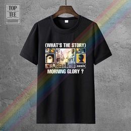Men's T-Shirts 100 Cotton T Shirts Brand Cloing Tops Tees New Oasis What'S e Storey Morning Glory Men'S T Shirt J230625