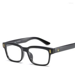 Sunglasses Frames Fake Glasses Woman/Men Optical PC Rectangle Frame Clear Lens Eyeware Black Blue Eye