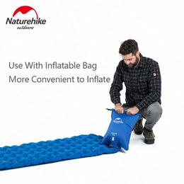 Mat Naturehike Outdoor Inflatable Mattress Ultralight Waterproof Sleeping Pad Travel Camping Mat Picnic Air Pad Portable Equipment