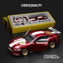 Diecast Model car 1 42 Ford Mustang GT Assembled Version Alloy Car Diecasts Toy Vehicles Car Model Toy For Children Gifts 230621