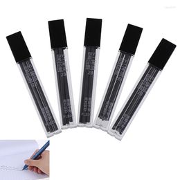 30Pcs/5Boxes 2B Mechanical Pencil Lead Refill Hard Smooth Black Practical