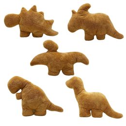 Venda imperdível Dino Chicken Nugge Dinosaur Series Tyrannosaurus Rex Brinquedos de pelúcia Presentes de aniversário Decoração do quarto
