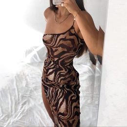 Women's Swimwear Summer 2023 Women Skirt Sexy Dress With Shoulder Straps Leopard Print Single Beach Dresses And Tunic Swimming Outlet For