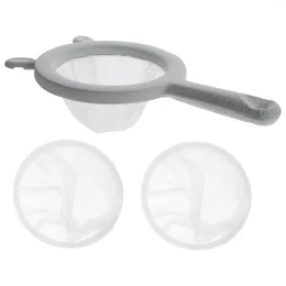 Dinnerware Sets Strainer With Handle Kitchen Tool Soy Milk Fine Mesh Tools Supply Filter Fruits Juice