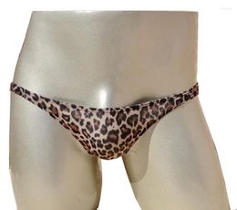 Underpants Men's Sexy Briefs Male Leopard Underpant Underwear Men Bikini