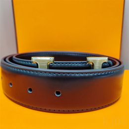 Letter lady belt designer retro leather belt famous buckle business leisure pants cinture gold silver Colour hardware reversible belts for men designer ga03 Q2