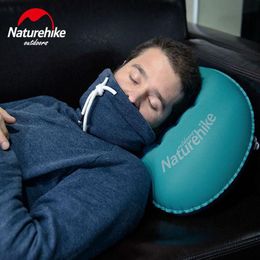 Mat Naturehike Outdoor Camping Sleeping Inflating Pillow Portable U Shape Neck Protective Travel Aeroplane Aeros Pillow