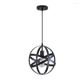 Chandeliers Creative Spherical Chandelier Ceiling Industrial Style Living Room Bedroom Led Lamp Indoor Lighting Hanging Light