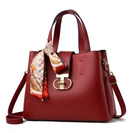 Hbp 2023 New Fashion Handbag Middle-Aged Mother Bag Soft Surface Women's Large Bag Shoulder Crossbody