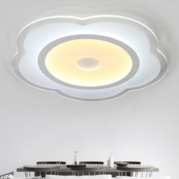 Ceiling Lights Modern Celling Light Living Room Nordic Decor Lamp Leaves Led Fabric Kitchen