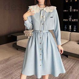 fashion suit mini skirt designer suit skirt lace collar casual dress two piece single breasted dresses womens evening dress