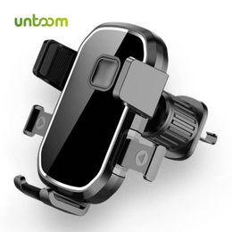 Untoom Car Phone Holder Air Vent Phone Stand For Mobile Phone Universal Car Air Outlet Clip Mount GPS Support For iPhone Xiaomi