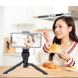 Tripods Phone Holder Vertical Shoot Mount Tripod Clip Clamp Camera Stand Monopod Selfie Stick Stabilizer