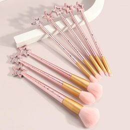 Makeup Brushes MAANGE 3 Colours 8pcs/set Star Brush Set Eye Shadow Blush Foundation Lip Soft Tool Christmas Gift