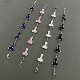 Designer Link Chain Bracelet Cleef Clover Womens Fashion 18k Gold Bracelets Jewellery U6 16xw9yjgfgtyr11