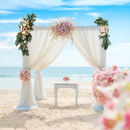 Decorative Flowers Artificial Wedding Decoration Row Arch Peonies Rose Flower Decor Reception Banquet Decorations