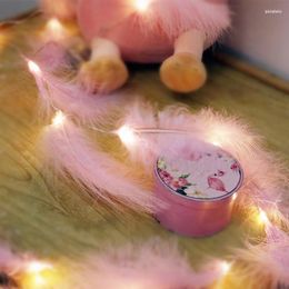 Strings Pink Decor Fairy Lights For Room DIY Romantic Holiday Decoration Lamp Lighting Copper Wire LED Curtain Light