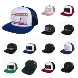 Ball Caps Luxury Snapbacks Designer Hats Cross Flower Cotton Baseball Hearts Mens Unisex Embroidery Snapback Blue Black Adt Sun Hat Dhz7Q