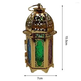 Candle Holders Eye-catching Iron Art Decorative Antique Style Garden Wind Lamp Lantern Tealight Holder For Dorm