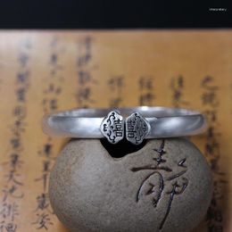 Bangle Original Design Auspicious Peace Bracelet Small Type Ancient Chinese Style Happy Bracelets Jewellery Accessories Melv22