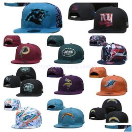 Ball Caps Brand All Teams Logo Designer Hats Baskball Snapback Embroidery Football Sun Mesh Flex Beanies Hat Hip Hop Sport Snapbacks Dhzok