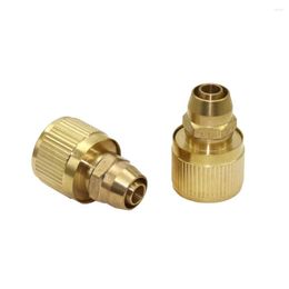 Watering Equipments 10mm Copper Quick Connector Garden Water Connectors 3/8 Inch Hose Connexion Fittings Irrigation Accessories 1Pc